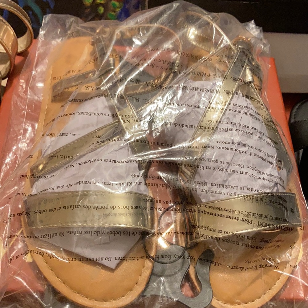 Gold Sandals